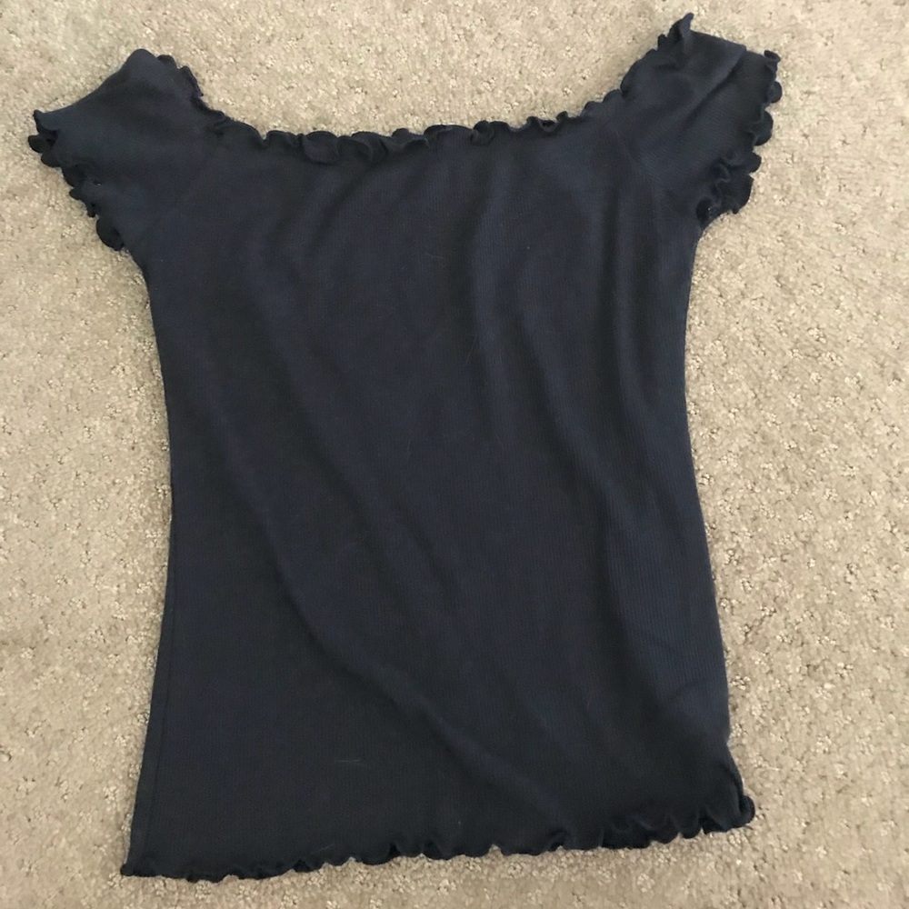 Hollister off the shoulder crop top